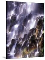 Romona Falls in Mt. Hood, Oregon Cascades, USA-Janis Miglavs-Stretched Canvas