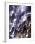 Romona Falls in Mt. Hood, Oregon Cascades, USA-Janis Miglavs-Framed Premium Photographic Print