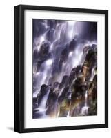 Romona Falls in Mt. Hood, Oregon Cascades, USA-Janis Miglavs-Framed Photographic Print