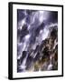 Romona Falls in Mt. Hood, Oregon Cascades, USA-Janis Miglavs-Framed Photographic Print