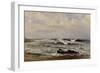 Rompientes de Guethary, ca. 1881-Carlos de Haes-Framed Giclee Print