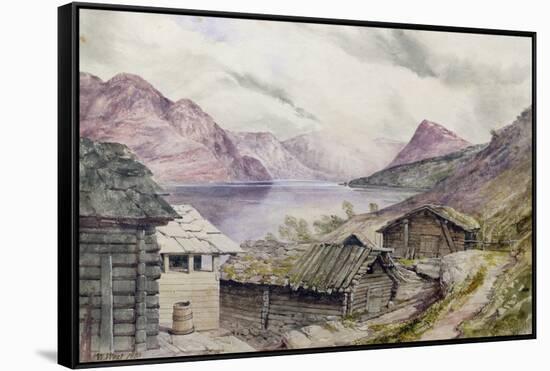 Romsdal Fjord, 1850-William West-Framed Stretched Canvas