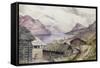 Romsdal Fjord, 1850-William West-Framed Stretched Canvas