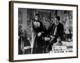 Romuald Joubé and Henry Krauss: Les Frères Corses, 1916-null-Framed Photographic Print