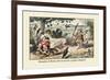Romulus and Remus Discovered by a Gentle Shepherd-John Leech-Framed Premium Giclee Print