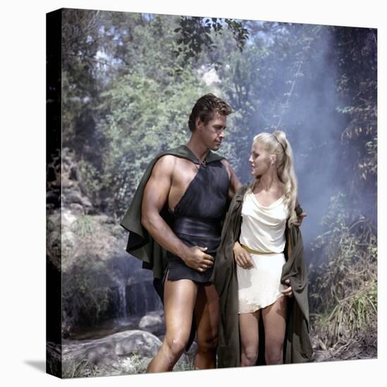 Romulus and Remus DUEL OF THE TITANS (aka ROMOLO E REMO) by Sergio Corbucci with Gordon Scott and V-null-Stretched Canvas