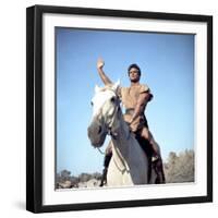 Romulus and Remus DUEL OF THE TITANS (aka ROMOLO E REMO) by Sergio Corbucci with Steve Reeves, 1961-null-Framed Photo