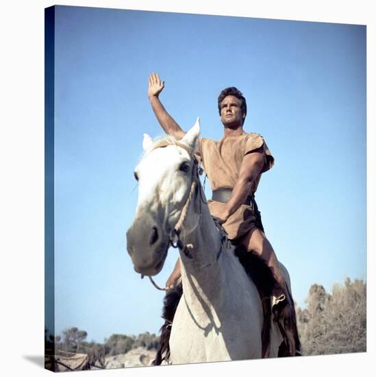 Romulus and Remus DUEL OF THE TITANS (aka ROMOLO E REMO) by Sergio Corbucci with Steve Reeves, 1961-null-Stretched Canvas