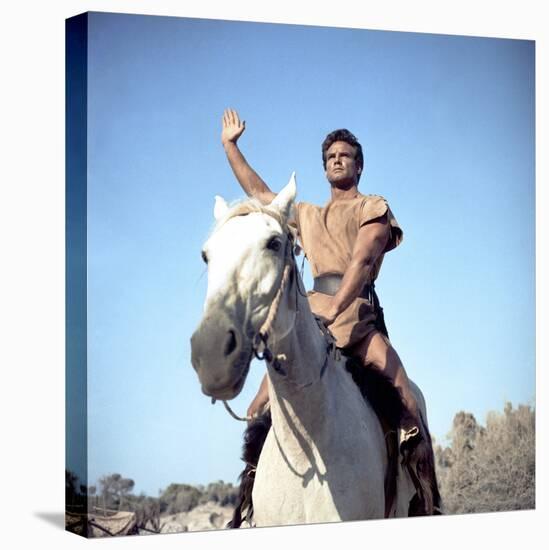 Romulus and Remus DUEL OF THE TITANS (aka ROMOLO E REMO) by Sergio Corbucci with Steve Reeves, 1961-null-Stretched Canvas