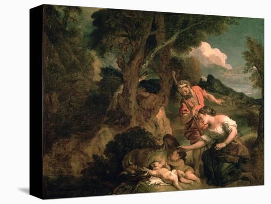 Romulus and Remus-Charles de Lafosse-Stretched Canvas