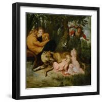 Romulus and Remus-Peter Paul Rubens-Framed Giclee Print