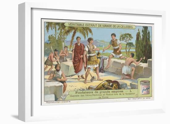 Romulus and Remus-European School-Framed Giclee Print