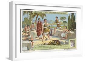 Romulus and Remus-European School-Framed Giclee Print