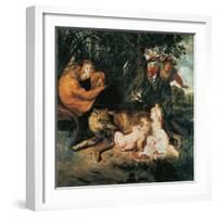 Romulus and Remus-Peter Paul Rubens-Framed Giclee Print