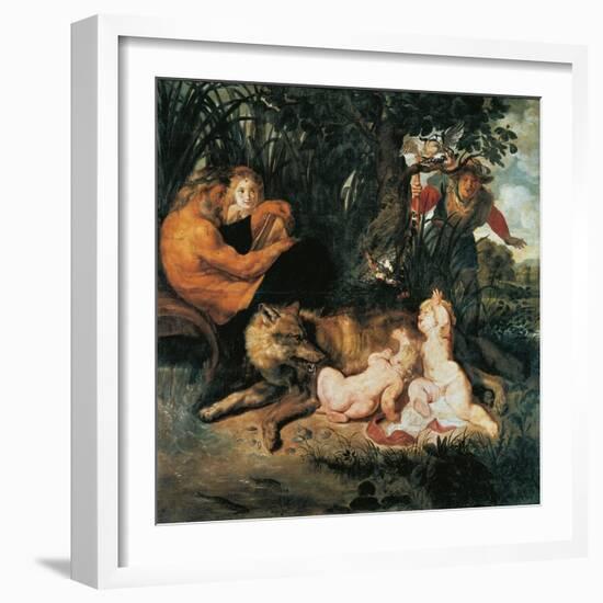 Romulus and Remus-Peter Paul Rubens-Framed Giclee Print