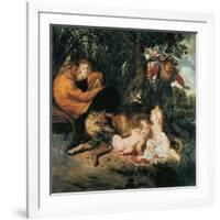 Romulus and Remus-Peter Paul Rubens-Framed Giclee Print