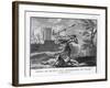 Romulus Founds Rome and Kills Remus When He Mocks It-Augustyn Mirys-Framed Art Print