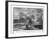 Romulus Founds Rome and Kills Remus When He Mocks It-Augustyn Mirys-Framed Art Print