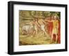 Romulus Marking the Limits of Rome, from the Sala Dei Horatii E Curatii-Guiseppe Cesari-Framed Giclee Print