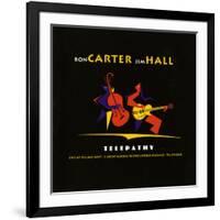 Ron Carter and Jim Hall, Telepathy-null-Framed Art Print