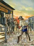 The Fight for the Wild West-Ron Embleton-Giclee Print
