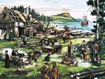 Leif Ericsson, the Viking Who Found America-Ron Embleton-Giclee Print