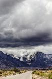 A Storm Moving In Over The Sierra Nevada And The Road To The Mt Whitney Portal-Ron Koeberer-Photographic Print