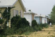 Boarded-Up Homes-Ron Kuntz-Framed Photographic Print