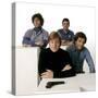 Ron Liebman, Paul Sand, Robert Redford and George Segal\rLes Quatres Malfrats THE HOT ROCK-null-Stretched Canvas
