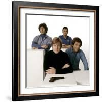 Ron Liebman, Paul Sand, Robert Redford and George Segal\rLes Quatres Malfrats THE HOT ROCK-null-Framed Photo