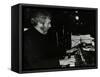 Ron Lohn Playing the Electronic Organ at the Bell, Codicote, Hertfordshire, 22 February 1981-Denis Williams-Framed Stretched Canvas