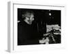 Ron Lohn Playing the Electronic Organ at the Bell, Codicote, Hertfordshire, 22 February 1981-Denis Williams-Framed Photographic Print