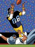 Santonio Holmes Super Bowl Catch-Ron Magnes-Giclee Print