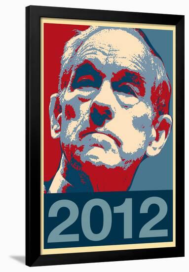 Ron Paul 2012 Political Poster-null-Framed Poster