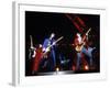 Ron Wood, Mick Jagger and Keith Richards During a Performance by the Rolling Stones-null-Framed Premium Photographic Print