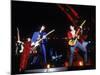 Ron Wood, Mick Jagger and Keith Richards During a Performance by the Rolling Stones-null-Mounted Premium Photographic Print