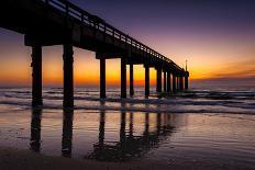 USA, St. Augustine, St. John's Pier at Sunrise-Rona Schwarz-Photographic Print