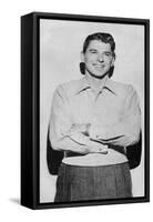 Ronald Reagan, American Actor, Film Star and Politician, 20th Century-null-Framed Stretched Canvas