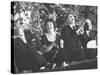 Ronald Reagan and His Wife with Actor Don DeFore at an Anti Communist Rally-Ralph Crane-Stretched Canvas