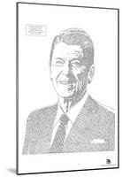 Ronald Reagan Berlin Speech Text Poster-null-Mounted Poster