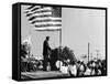 Ronald Reagan Campaigning for Governor of California-null-Framed Stretched Canvas