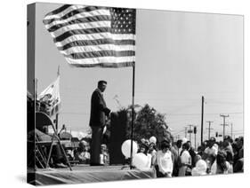 Ronald Reagan Campaigning for Governor of California-null-Stretched Canvas