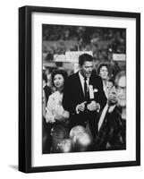 Ronald Reagan During the 1964 Repub. Convention-Ralph Crane-Framed Photographic Print