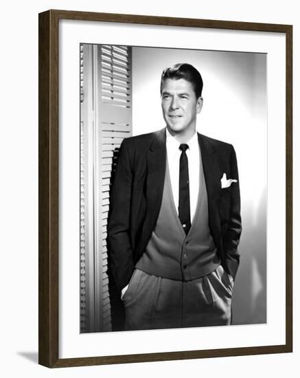 Ronald Reagan in the 1950s-null-Framed Photo