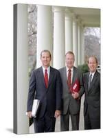 Ronald Reagan's ' Troika': L to R: James Baker, Ed Meese, and Michael Deaver, 1981-null-Stretched Canvas