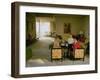 Ronald Reagan Sitting with Wife Nancy and Son Ronnie-Bill Ray-Framed Photographic Print