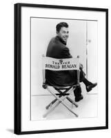 Ronald Reagan Was Host of the General Electric Theater on CBS Television from 1954-1962-null-Framed Photo