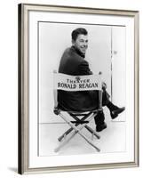 Ronald Reagan Was Host of the General Electric Theater on CBS Television from 1954-1962-null-Framed Photo