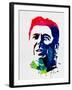 Ronald Reagan Watercolor-Lora Feldman-Framed Art Print