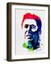 Ronald Reagan Watercolor-Lora Feldman-Framed Art Print